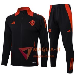 Insieme Tuta Calcio Giacca SC Internacional Nero/Rosso 2025/2026