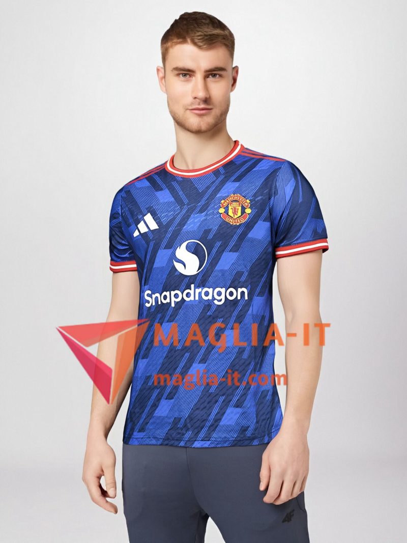 Maglie Calcio Manchester United Special Edition Blu 2024/2025