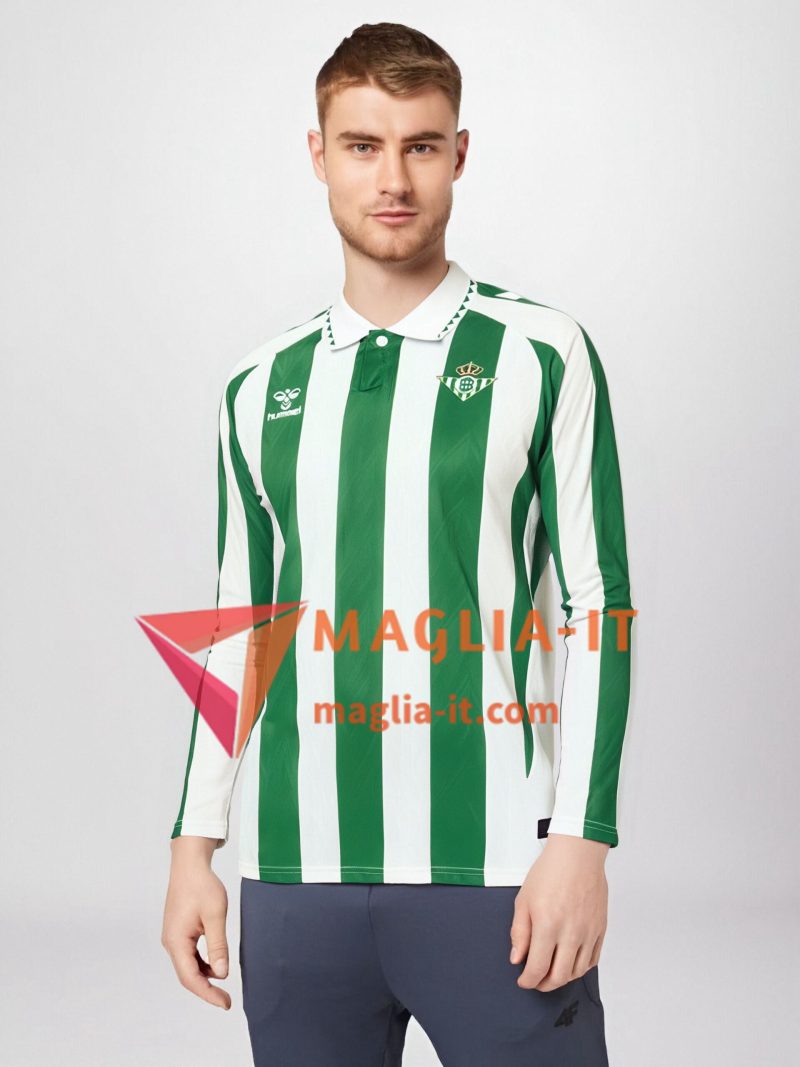 Maglie Calcio Real Betis Manica Lunga Prima 2024/2025