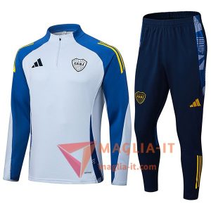 Nuovo Insieme Tuta Calcio Boca Juniors Grigio/Blu/Giallo 2025/2026