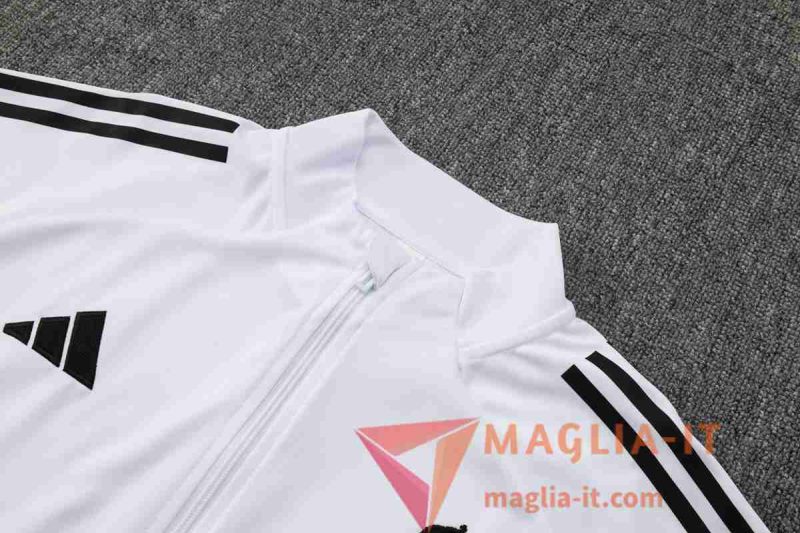 Insieme Tuta Calcio Giacca Real Madrid Bianco/Grigio 2025/2026 - immagine 5