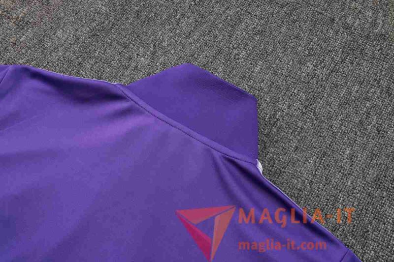 Insieme Tuta Calcio Giacca Real Madrid viola/Bianco 2025/2026 - immagine 4