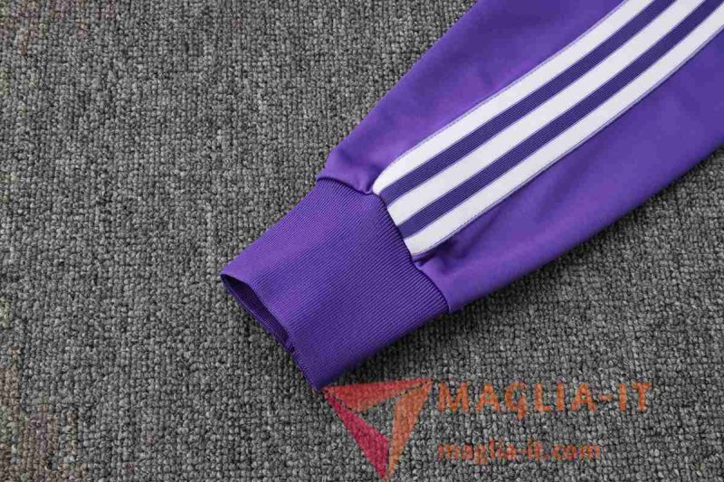 Insieme Tuta Calcio Giacca Real Madrid viola/Bianco 2025/2026 - immagine 5