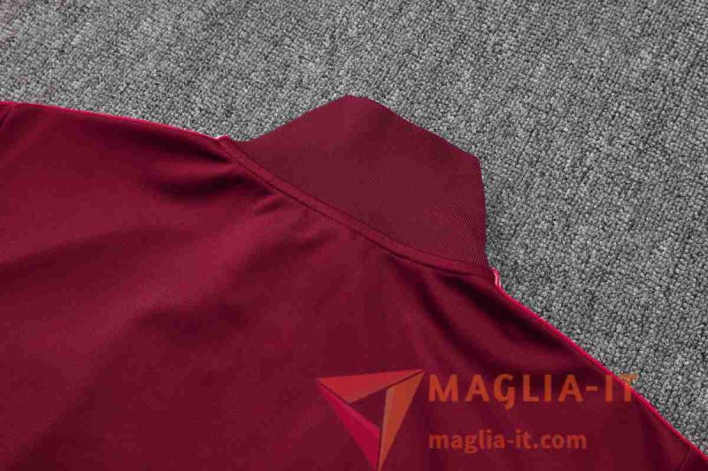 Insieme Tuta Calcio Giacca Bayern Monaco Rosso/Bianco 2025/2026 - immagine 6