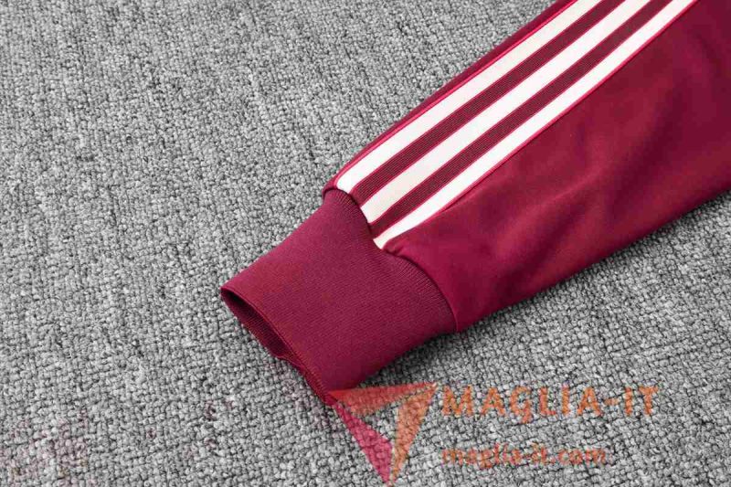 Insieme Tuta Calcio Giacca Bayern Monaco Rosso/Bianco 2025/2026 - immagine 2
