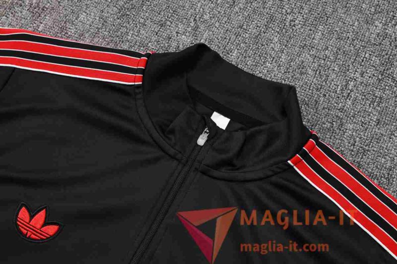 Insieme Tuta Calcio Giacca Manchester United Nero/Rosso 2025/2026 - immagine 5