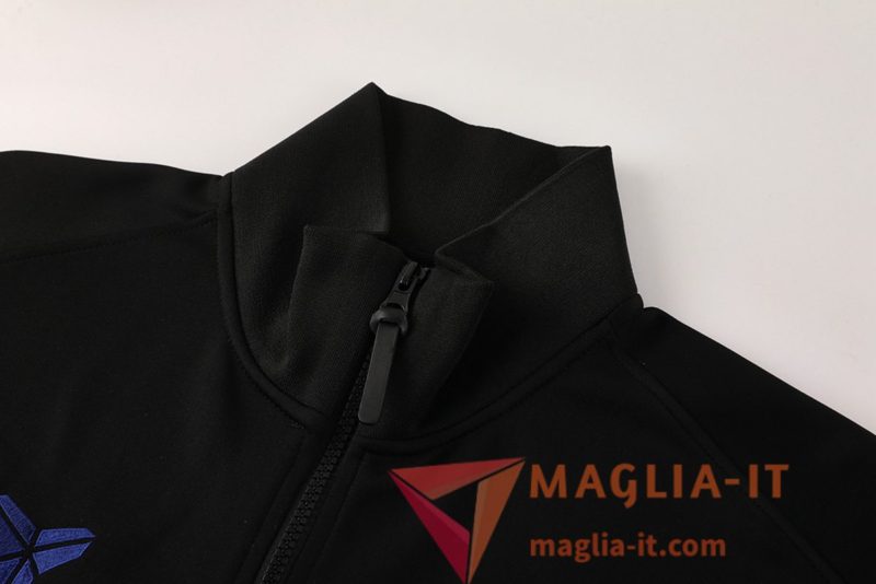 Nuovo Insieme Tuta Calcio Giacca FC Barcellona Nero/viola 2025/2026 - immagine 2