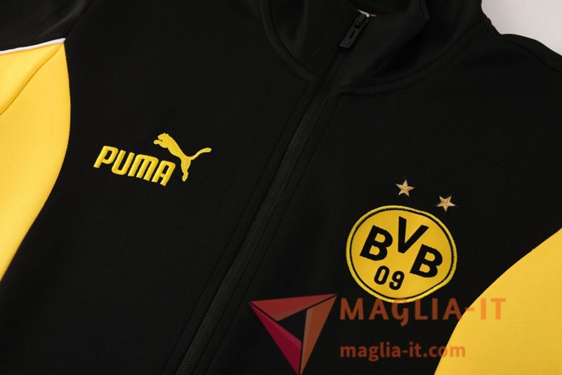 Insieme Tuta Calcio Giacca Dortmund Nero/Giallo 2025/2026 - immagine 4