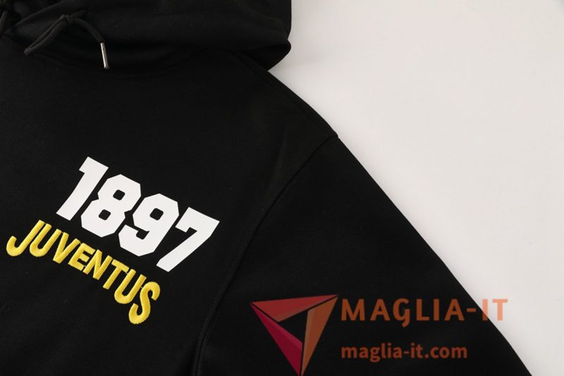Insieme Giacca Con Cappuccio Tuta Juventus Nero 2025/2026 - immagine 2
