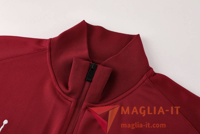 Insieme Tuta Calcio Giacca PSG Rosso scuro/Bianco 2025/2026 - immagine 5