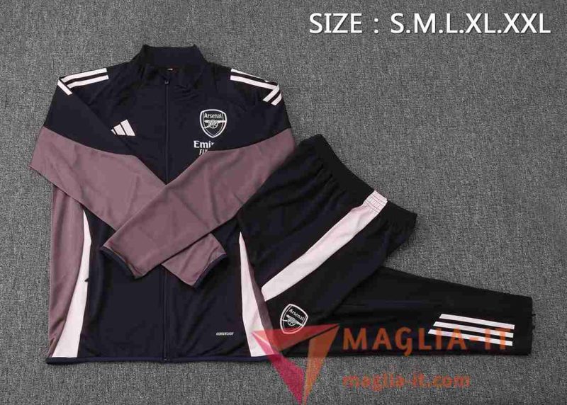 Insieme Tuta Calcio Giacca Arsenal Grigio Scuro 2025/2026 - immagine 4
