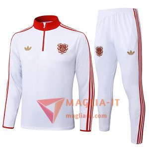 Insieme Tuta Calcio Bayern Monaco Bianco/Rosso 2025/2026