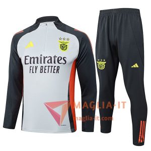 Insieme Tuta Calcio Benfica Grigio/Nero/Arancia  2025/2026