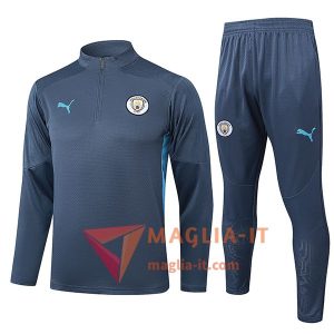 Insieme Tuta Calcio Manchester City Grigio/Blu 2025/2026