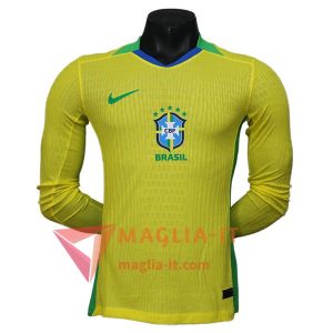 Maglia Nazionale Brasile Manica Lunga Prima 2025/2026