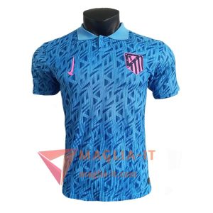 Maglia Polo Atletico Madrid Azzurro 2025/2026