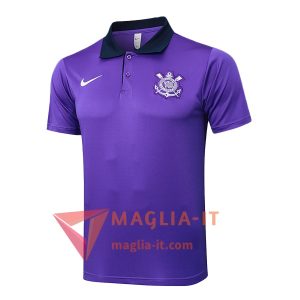 Maglia Polo Corinthians viola 2025/2026