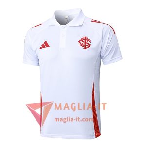 Maglia Polo Internacional Bianco/Rosso 2025/2026