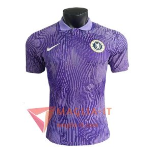 Maglia Polo Manica Corta FC Chelsea viola 2025/2026