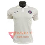 Maglia Polo Manica Corta PSG Bianco 2025/2026