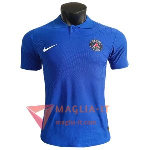 Maglia Polo Manica Corta PSG Blu 2025/2026