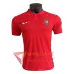 Maglia Polo Manica Corta Portogallo Rosso 2025/2026