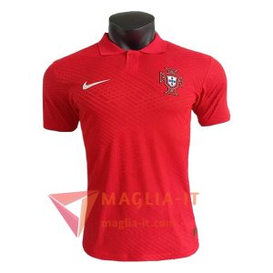 Maglia Polo Manica Corta Portogallo Rosso 2025/2026