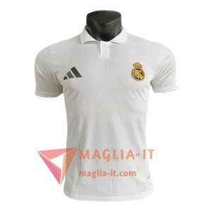 Maglia Polo Manica Corta Real Madrid Bianco 2025/2026