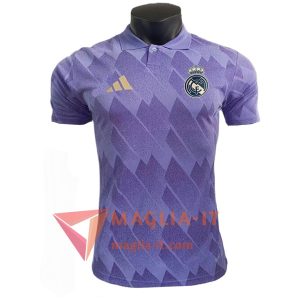 Maglia Polo Manica Corta Real Madrid viola 2025/2026