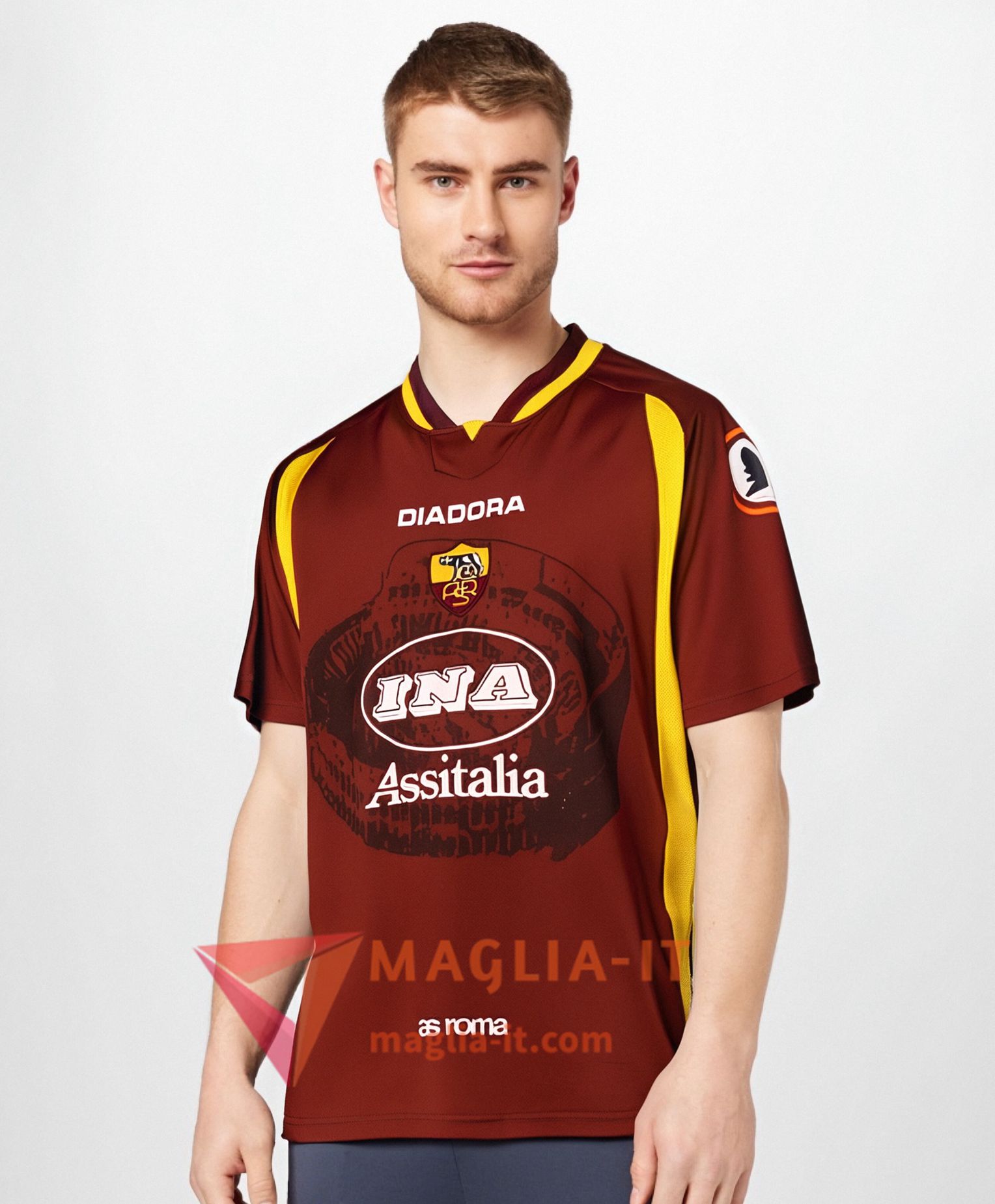 Maglie Calcio AS Roma Retro Prima 1997/1998