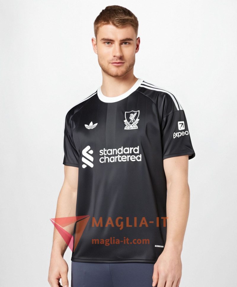 Maglie Calcio FC Liverpool Portiere Nero 2025/2026