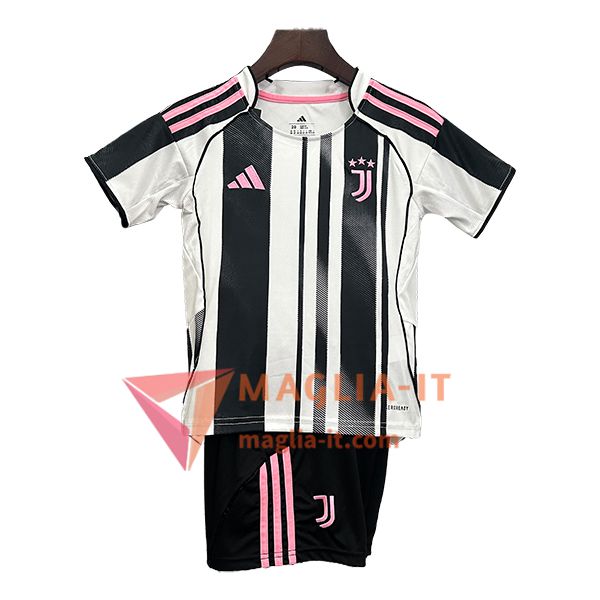 Nuova Maglie Calcio Juventus Bambino Prima 2025/2026