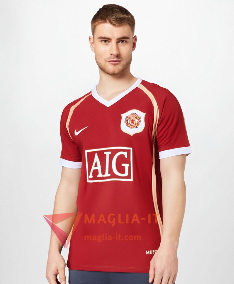 Maglie Calcio Manchester United Retro Prima 2006/2007