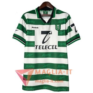 Maglie Calcio Sporting Lisbon Retro Vintage Prima 1999/2000
