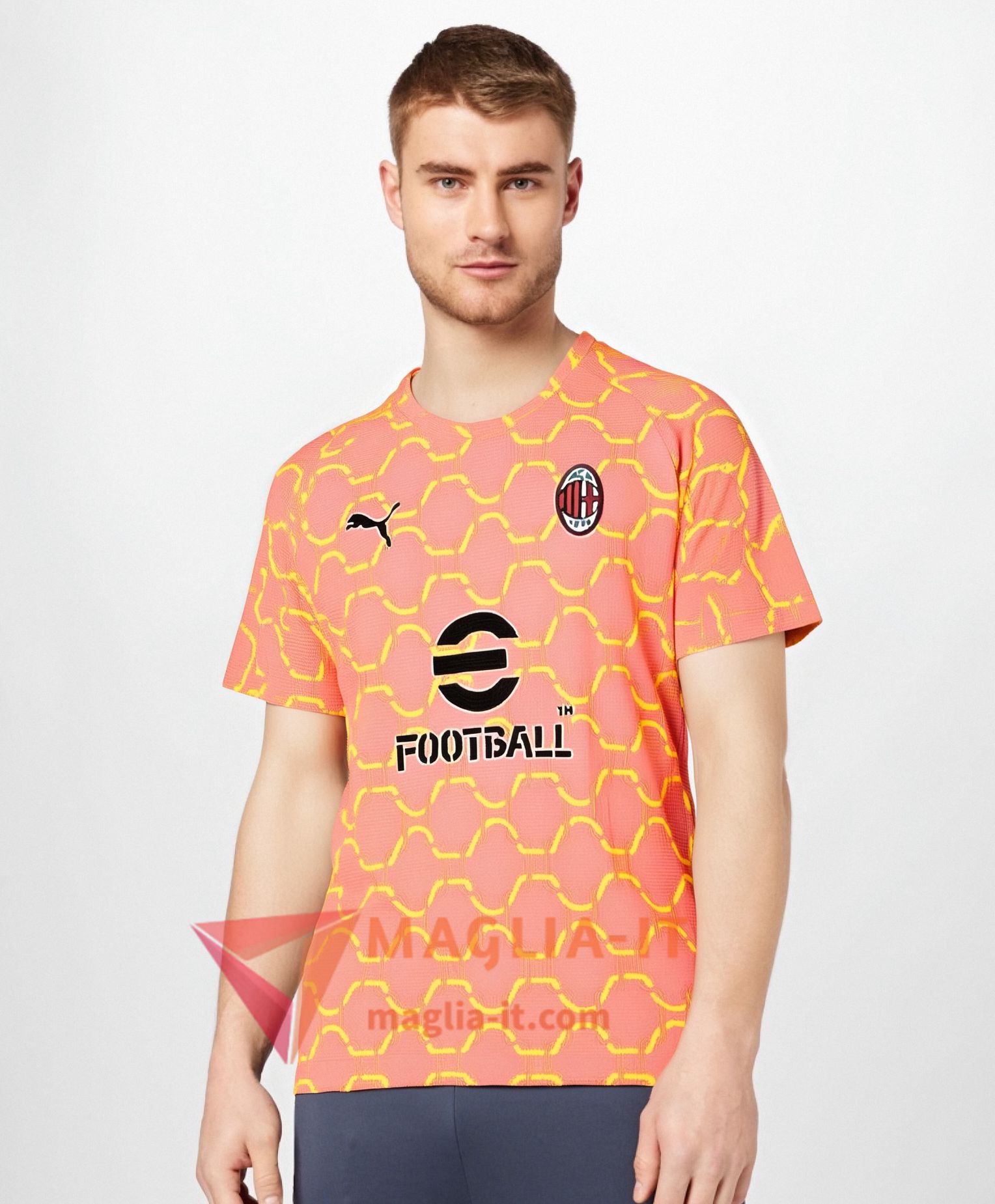 Maglietta Calcio AC Milan Special Edition Arancia 2025/2026