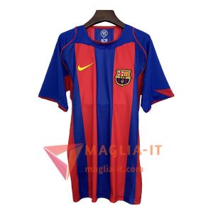 Nuova Maglietta Calcio FC Barcellona Retro Prima 2004/2005