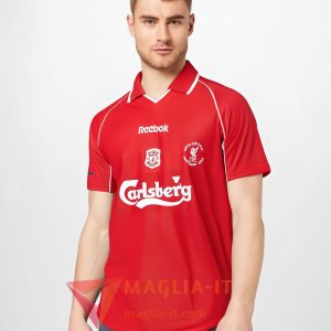 Maglietta Calcio FC Liverpool Retro Prima 2000/2001