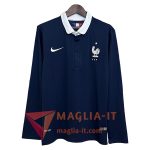Maglietta Calcio Francia Retro Vintage Prima Manica Lunga 2014