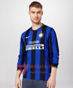 Maglietta Calcio Inter Milan Retro Prima Manica Lunga 2009/2010