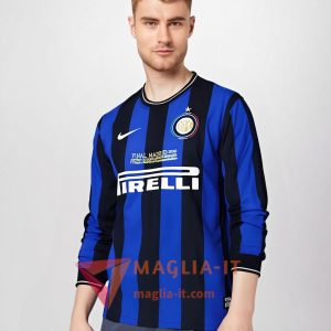 Maglietta Calcio Inter Milan Retro Prima Manica Lunga 2009/2010