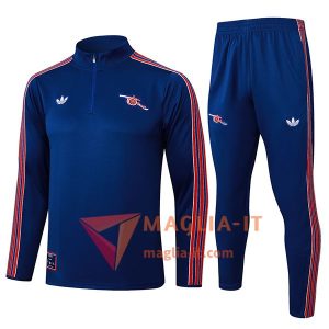 Nuova Insieme Tuta Calcio Arsenal Blu/Rosso 2025/2026