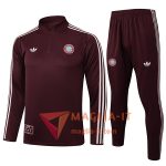 Nuova Insieme Tuta Calcio Bayern Monaco Marrone/Bianco 2025/2026