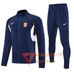 Nuova Insieme Tuta Calcio Giacca Calcio Arsenal Blu/Bianco/Rosso 2025/2026