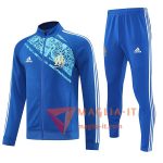 Nuova Insieme Tuta Calcio Giacca Calcio Marsiglia Blu 2025/2026