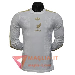 Nuova Maglia Nazionale Messico Gold Cup Edition Manica Lunga Bianco 2025/2026