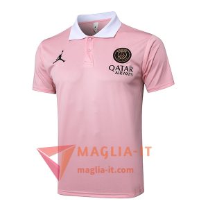 Nuova Maglia Polo PSG Rosa 2025/2026