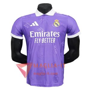 Nuova Maglia Polo Real Madrid viola 2025/2026