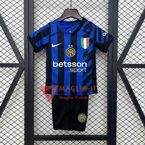 Nuova Maglie Calcio Inter Milan Bambino Prima 2024/2025