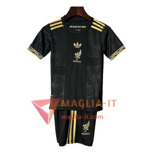 Nuova Maglie Calcio Messico Bambino Nero 2025/2026