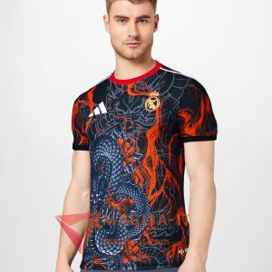 Nuova Maglie Calcio Real Madrid Special Edition Nero/Rosso 2025/2026